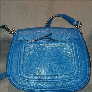 Blue Leather Marc Jacobs Empire City Crossbody